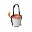 Ланч бокс Lunch Pot Black+Blum (белый-оранжевый)