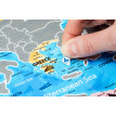 Скретч-карта Европы Discovery Map Europe (английский язык) в тубусе