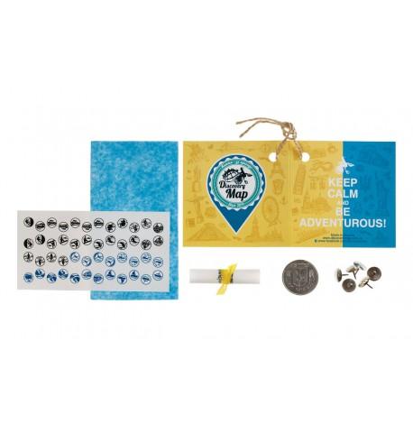 Скретч-карта світу Discovery Map World Silver (українська мова) в тубусі