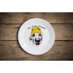 Тарелка с собачкой «Їж Лай Кохай»