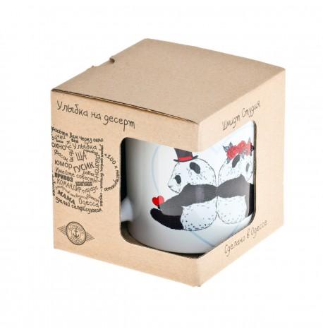 Чашка с пандами «Кохайтесь чорнобриві» (320 мл)