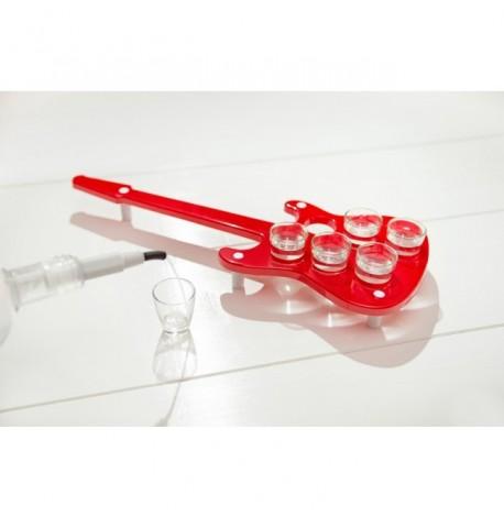 Набор для шотов: поднос с рюмками Guitray Rocket Design