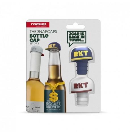 Набір стопперів для пляшок The Snapcaps Rocket Design