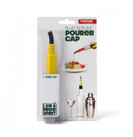 Дозатор (гейзер) для пляшок Plug'n'Play Rocket Design (жовтий)