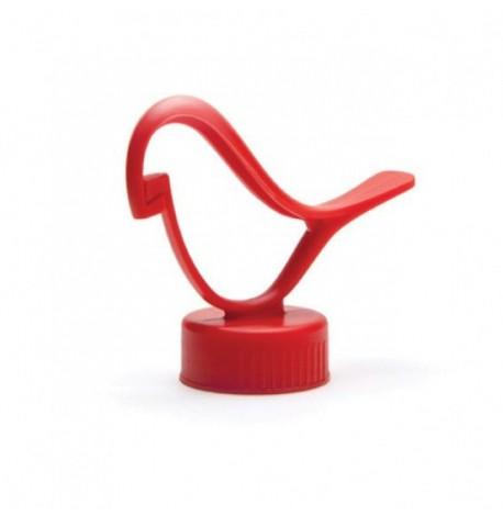 Крышка-держатель для бутылки Bottle Clip Peleg Design (красная)