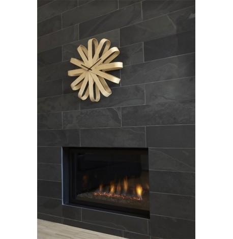 Настінний годинник з дерева Ribbonwood Umbra, 51 см