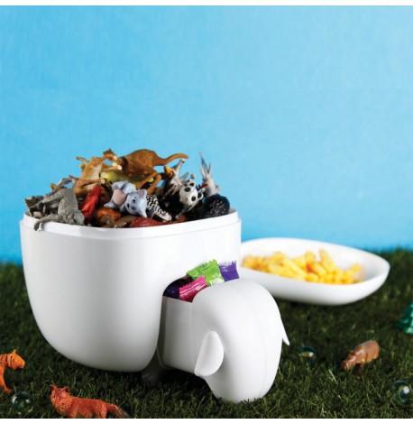 Контейнер для ватных палочек и дисков Sheepshape Cotton Box Qualy (белый)