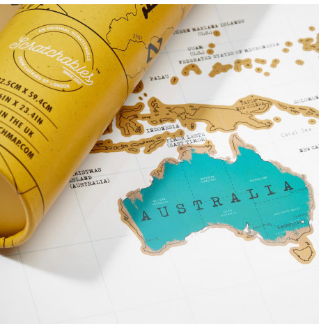 Скретч-карта світу Scratch Map Luckies