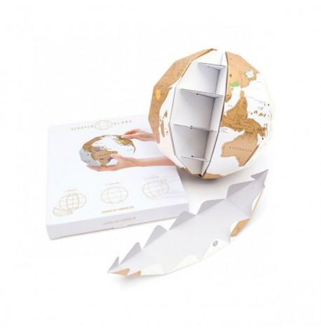 Скретч-глобус 3D World Map Scratch Globe Luckies (англійська мова)