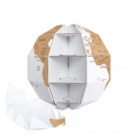 Скретч-глобус 3D World Map Scratch Globe Luckies (англійська мова)