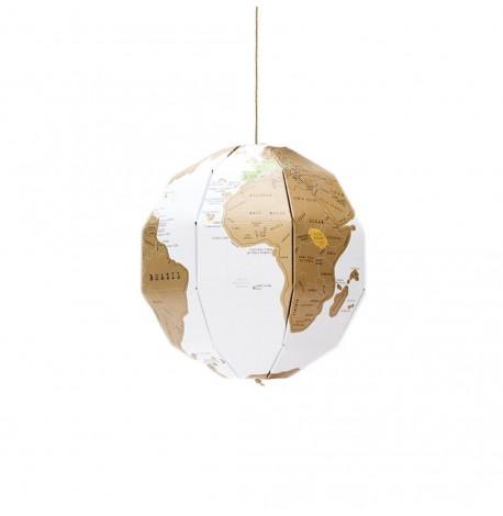 Скретч-глобус 3D World Map Scratch Globe Luckies (англійська мова)