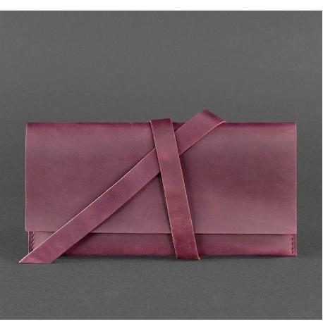 Кожаный тревел-кейс Voyager 1.0 (бордовый) кожа Crazy Horse