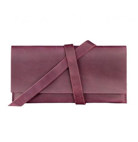 Кожаный тревел-кейс Voyager 1.0 (бордовый) кожа Crazy Horse