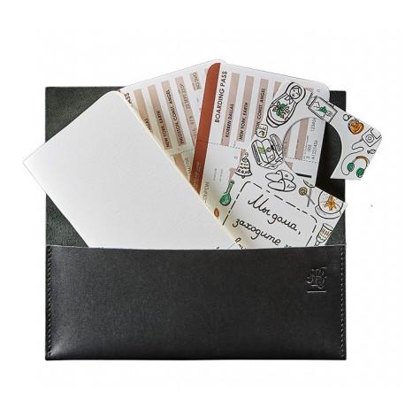 Кожаный тревел-кейс Voyager 1.0 (черный)