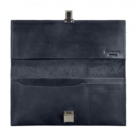 Шкіряний тревел-кейс Journey 2.0 (темно-синій) шкіра Crazy Horse