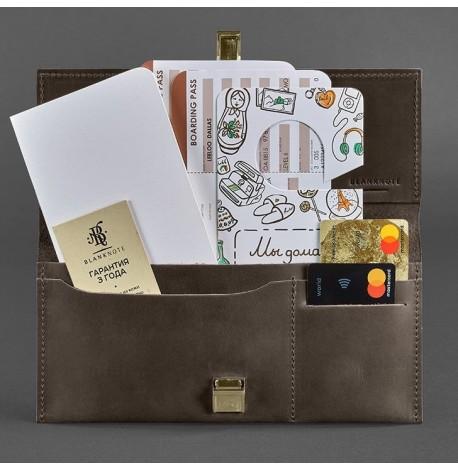 Шкіряний тревел-кейс Journey 2.0 (темно-коричневий)