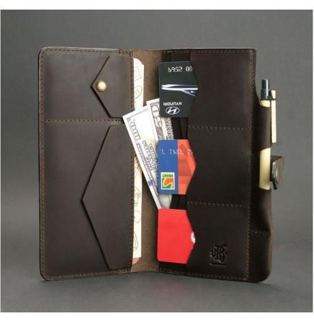 Кожаный тревел-кейс 4.0 (темно-коричневый)
