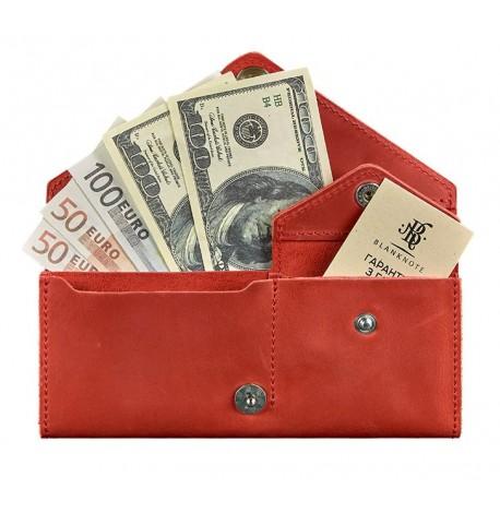 Кошелек женский из натуральной кожи Керри 1.0 (коралловый)