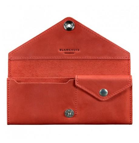 Кошелек женский из натуральной кожи Керри 1.0 (коралловый)