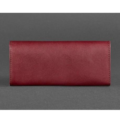 Кошелек женский из натуральной кожи Керри 1.0 (кожа krast) бордовый