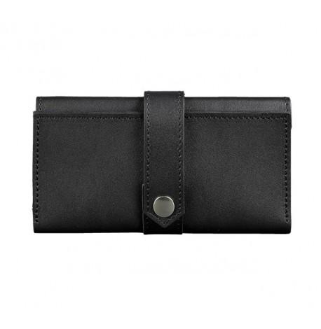 Портмоне из натуральной кожи  3.0 (черное) кожа Krast