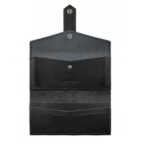 Портмоне из натуральной кожи  3.0 (черное) кожа Krast