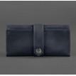 Портмоне з натуральної шкіри 3.0 (темно-синє) шкіра Crazy Horse