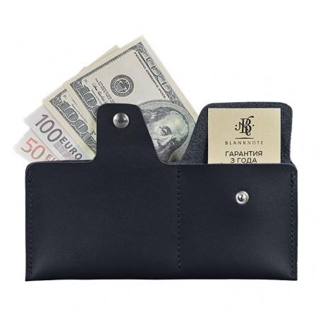 Портмоне-купюрник из натуральной кожи 8.0 (черное)