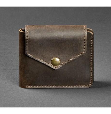 Портмоне з натуральної шкіри 4.2 (темно-коричневе)