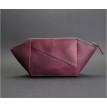 Косметичка из натуральной кожи (бордовая) кожа Crazy Horse
