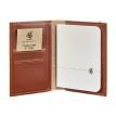 Обкладинка для паспорта зі шкіри 2.0 (світло-коричнева)