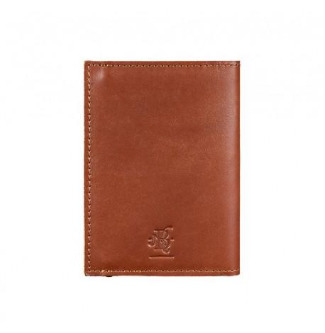 Обкладинка для паспорта зі шкіри 2.0 (світло-коричнева)