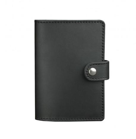 Обложка для паспорта из кожи 3.0 (черная)