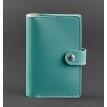 Обкладинка для паспорта зі шкіри 3.0 (бірюзова)