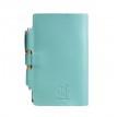 Кожаный блокнот софт-бук 4.0 A5 mini (бирюзовый)