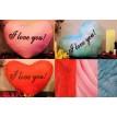 Led подушка серце I love you (блакитна)