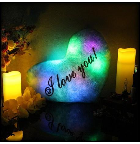 Led подушка серце I love you (блакитна)