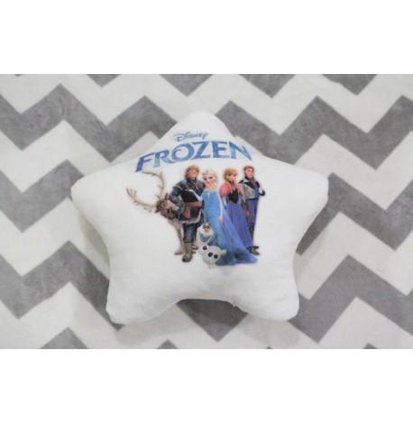 Светящаяся подушка звездочка "Frozen"