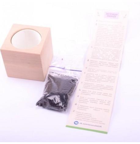 Экокуб для выращивания растений "Лаванда"