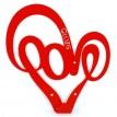 Настінна вішалка для одягу Love