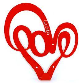 Настінна вішалка для одягу Love