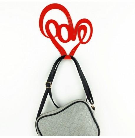 Настінна вішалка для одягу Love