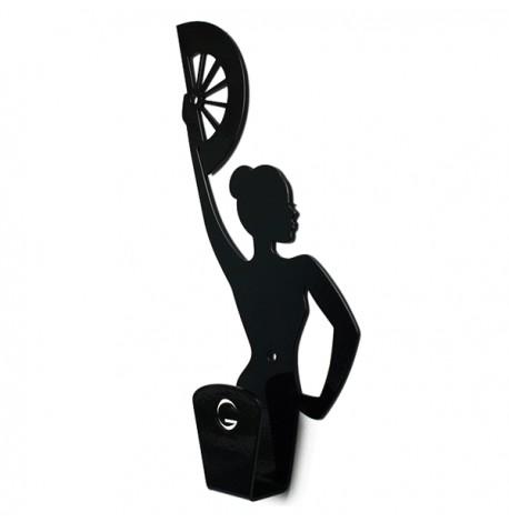 Настінний гачок для одягу Glozis Carmen (чорний)