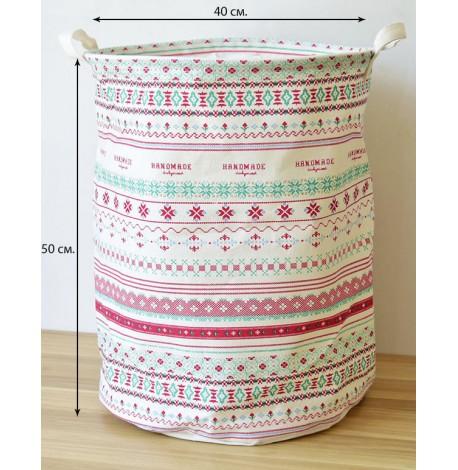 Кошик для іграшок, білизни на зав'язках Pattern