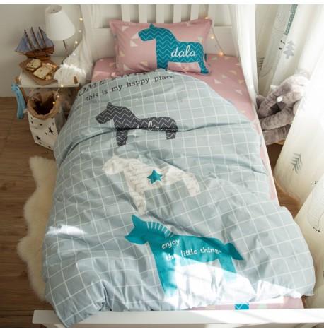 Полуторный комплект постельного белья Home Sweet Home (хлопок)