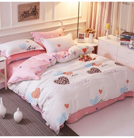 Полуторный комплект постельного белья Love you (хлопок)