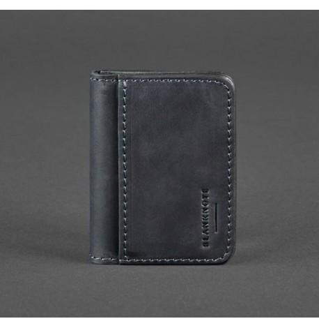 Шкіряна обкладинка для прав або id-паспорта 4.0 (синя)