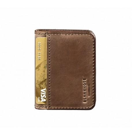 Кожаная обложка для прав или id-паспорта 4.0 (темно-коричневая)