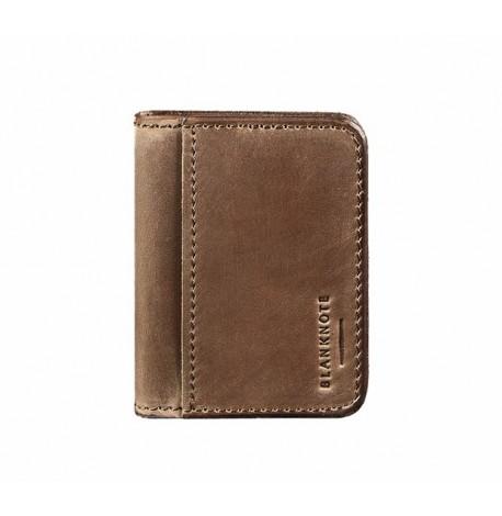 Кожаная обложка для прав или id-паспорта 4.0 (темно-коричневая)