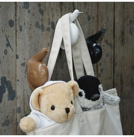 Настенный крючок для одежды Esco Qualy (белый)